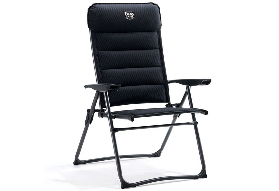 TIMBER RIDGE Campingstuhl 7-fach Verstellbar 150kg Belastbar Gepolsterte Kopfstütze Stabil (2 St) von TIMBER RIDGE