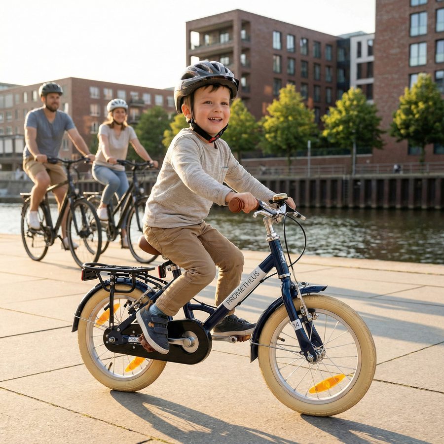 Prometheus Bicycles Gepäckträger Vario für Kinderfahrrad Universell 12+14 Zoll von PROMETHEUS BICYCLES