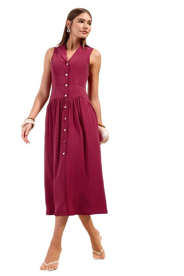 Friends Like These Midikleid Friends Like These Tailored Fit Midaxikleid (1-tlg) von Friends Like These