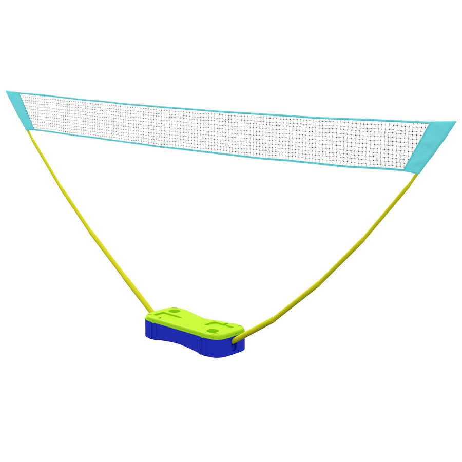 SPORTNOW 2 in 1 Badminton Set, Badmintonnetz mit Ständer, Volleyballnetz, verstellbar, mit Tragetasche, für Indoor, Outdoor   Aosom von SPORTNOW