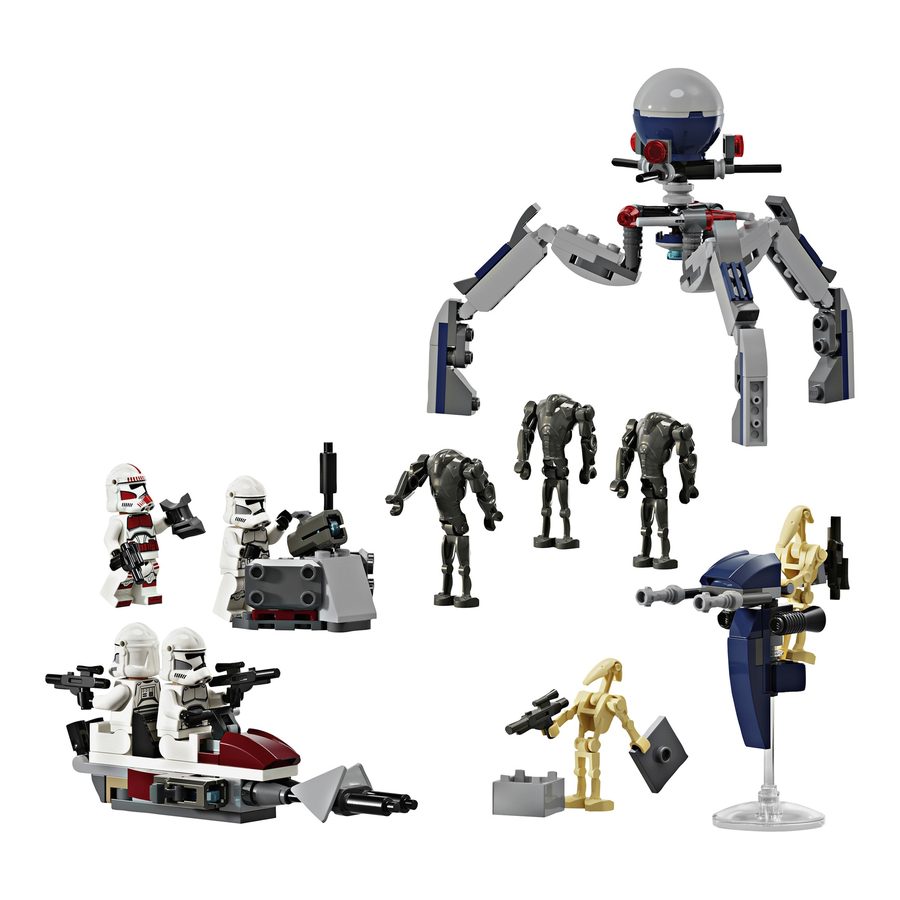 LEGO® Clone Trooper™ & Battle Droid™ Battle Pack (75372), LEGO Star Wars™ Konstruktionsspielsteine, (215 St), Made in Europe von lego®