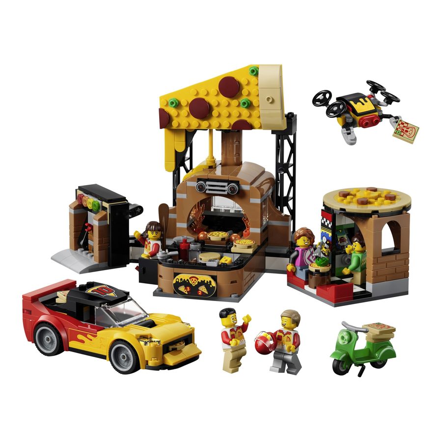 Lego® 60496 Pizza-Liefererlebnis mit Fahrzeugen von Lego