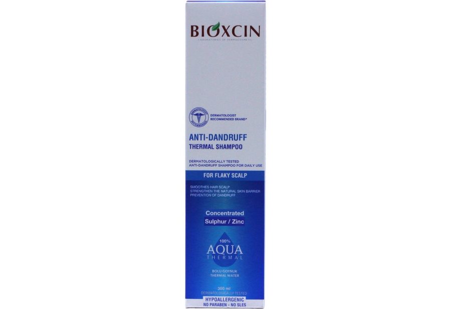 Bioxcin Haarshampoo Bioxcin Anti-Schuppen Shampoo mit Zink, Vitamin B6&Thermalwasser 300ml von Bioxcin
