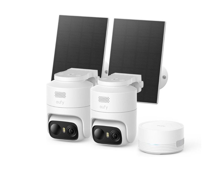 Anker eufy Überwachungskamera C37, kabellose 2K Outdoor-Überwachungskameras mit 360° KI-Tracking (2-tlg) von Anker eufy