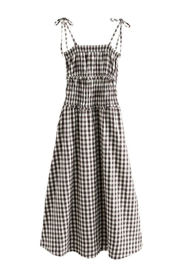 Next Bandeaukleid Schlichtes Maxikleid mit Bandeau-Ausschnitt (1-tlg) von Next