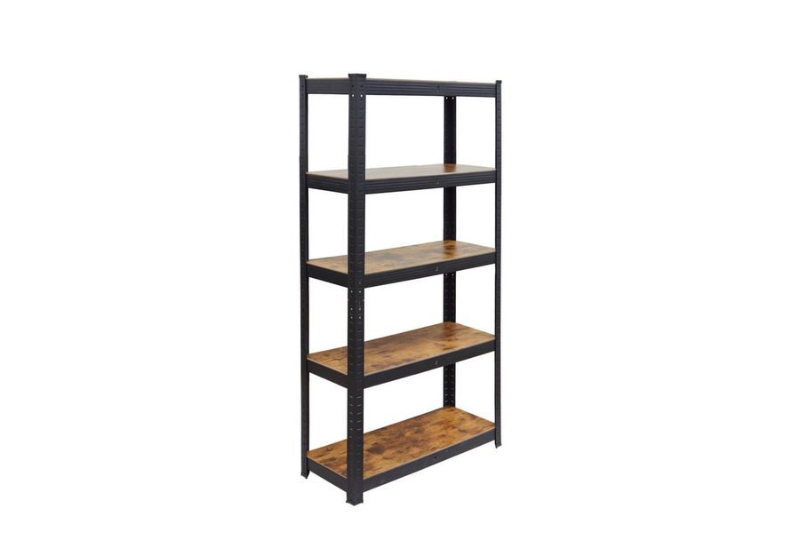 relaxdays Schwerlastregal Industrial 500 kg, 1-tlg., 30 x 75 x 150 cm von RELAXDAYS