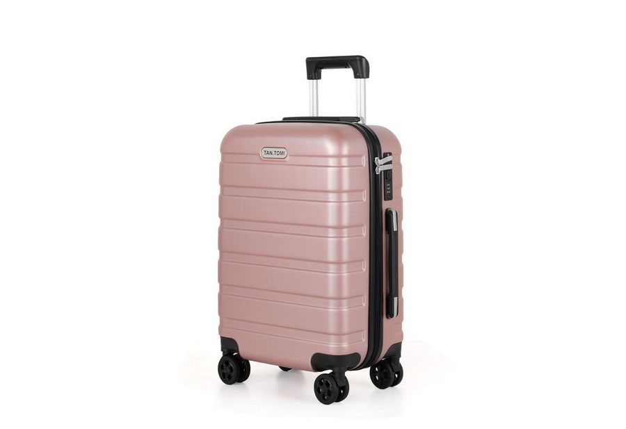 TANTOMI Handgepäckkoffer Koffer Hartschale Leicht Reisekoffer ABS Geräumig Haltbar(M L XL), 4 Rollen, Trolley Handgepäck Große Kapazität mit 4 Rollen und Zahlenschloss von TANTOMI