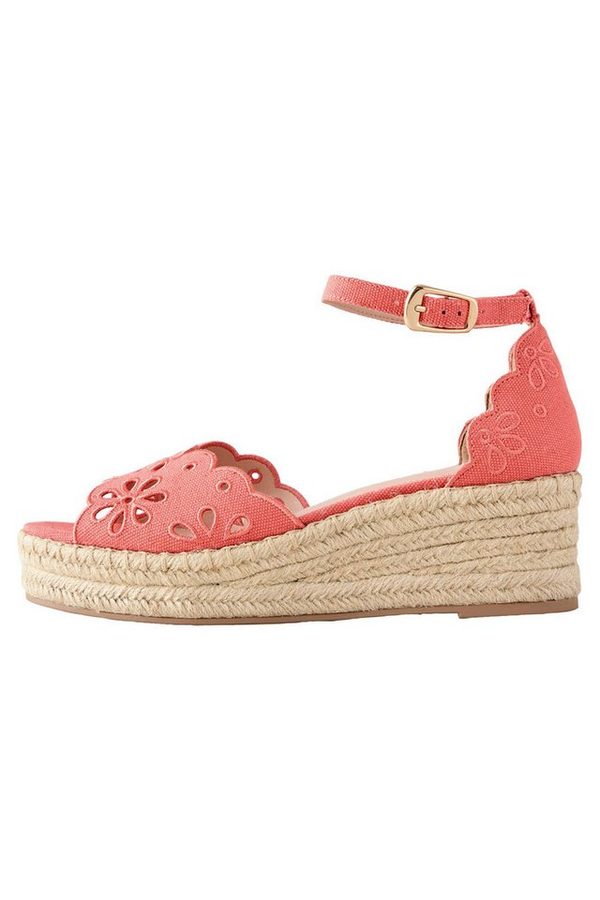 Next Forever Comfort® zehenfreie Keilabsatzschuhe Keilsandalette von Next