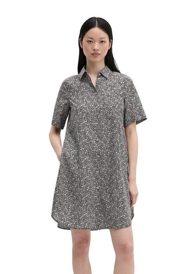 Marc O'Polo Hemdblusenkleid aus bedrucktem Baumwoll-Voile von Marc O'Polo