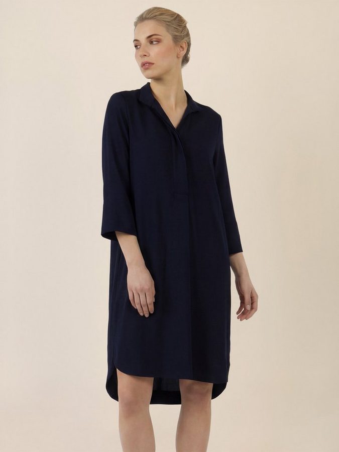 Apart Jerseykleid mit V-Ausschnitt und 3/4-Ärmeln von Apart
