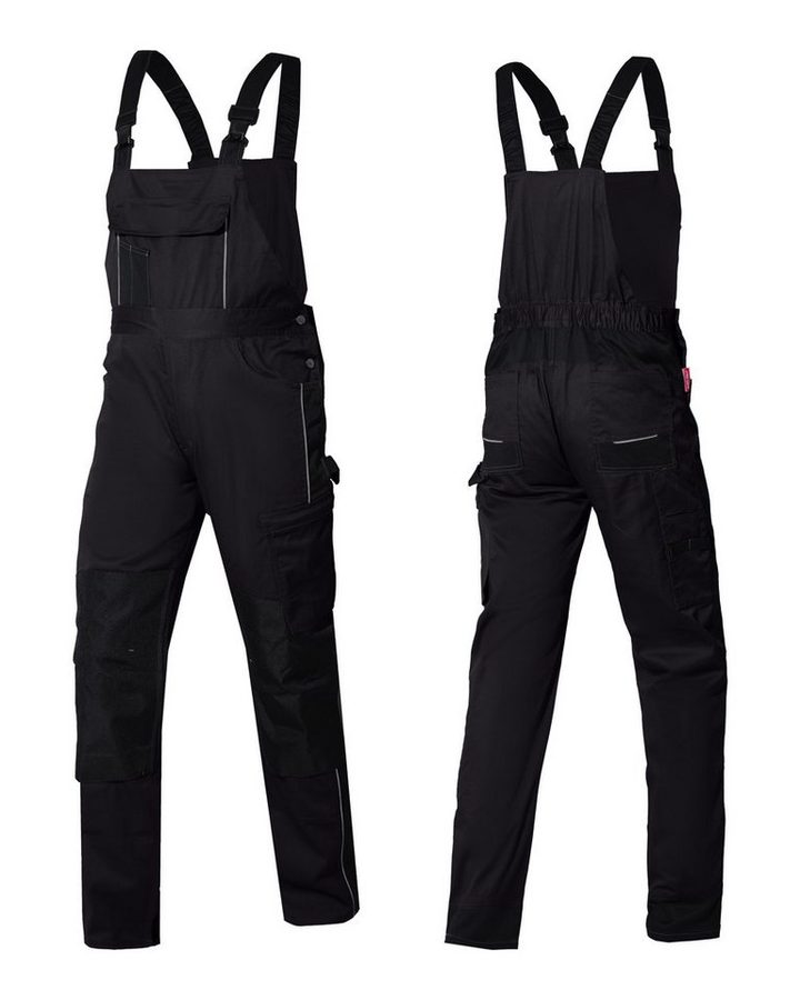 WORK IDEA Arbeitshose Herren Latzhose Arbeitshose mit zahlreichen Taschen & Werkzeugtaschen (1-tlg) von WORK IDEA