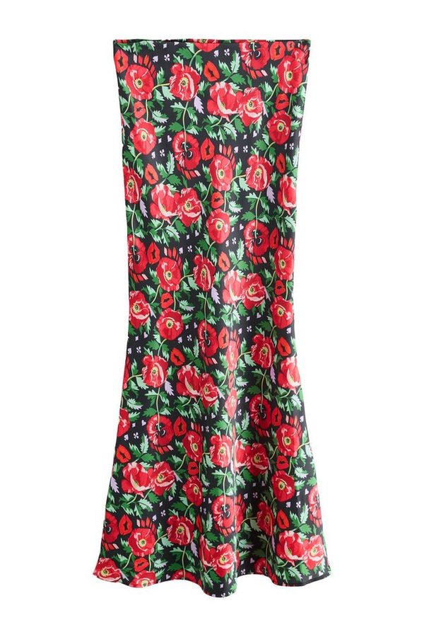Cath Kidston Midirock Seidiger Midirock aus Satin (1-tlg) von Cath Kidston