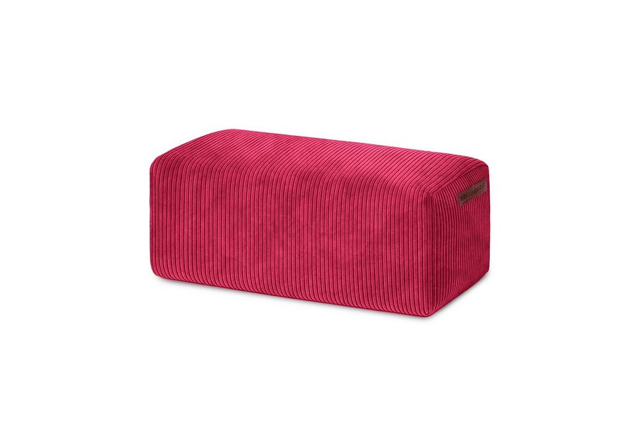 Green Bean Pouf Ottomane Cord (Indoor Sitzhocker Sitzkissen Fußhocker Relax-Sessel, Made in Germany), die ideale Ergänzung zum Sitzsack von Green Bean