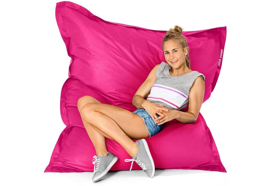 Green Bean Sitzsack XXL Riesen-Sitzsack Square 140x180cm (Riesensitzsack), 140x180cm Kinder & Erwachsene Bean Bag EPS Perlen Füllung von Green Bean