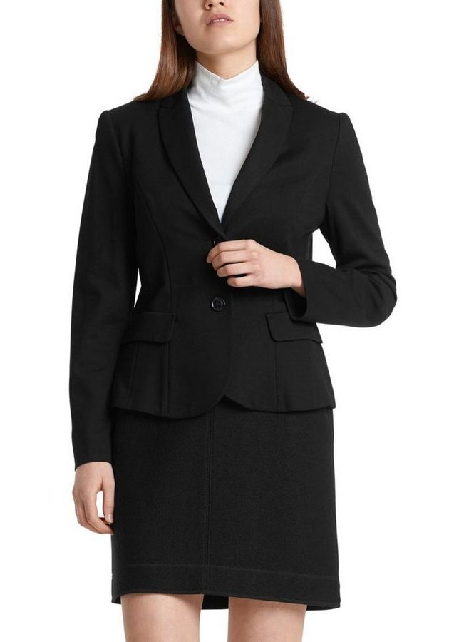 Marc Cain Kurzblazer "Collection Essential" Premium Damenmode Leichter Blazer aus feinem Jersey von Marc Cain