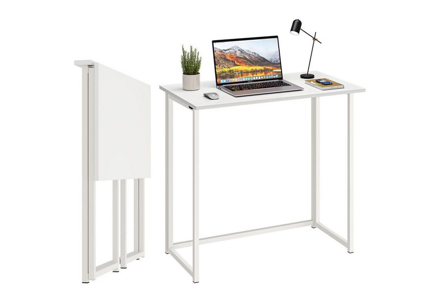 NAIMP Schreibtisch faltbar Computertisch, Klapptisch, Arbeitstisch, Bürotisch, flexibel und platzsparend von NAIMP